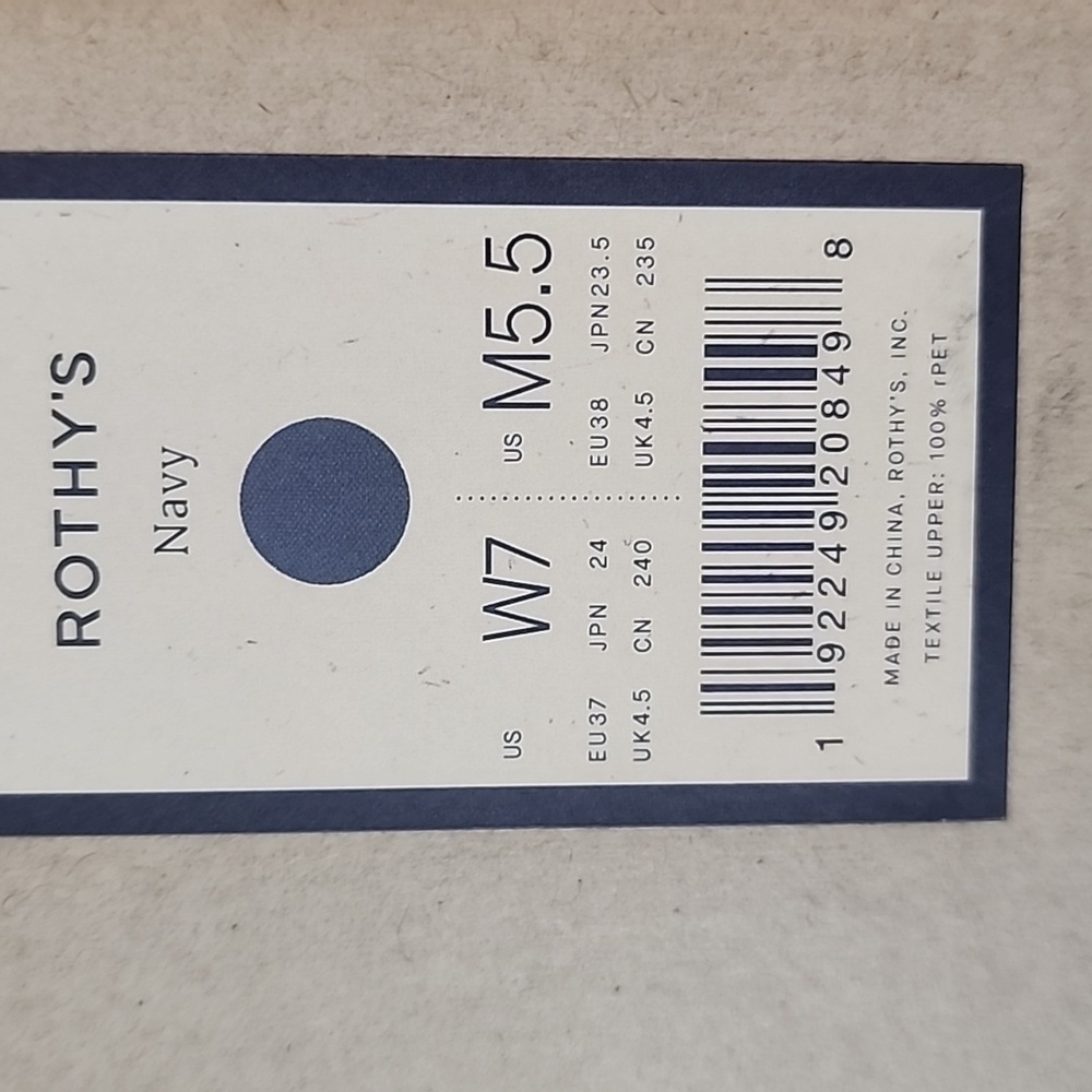 NEW Rothy The Original Slip On Sneaker Loafer in Navy - Picture 11 of 11